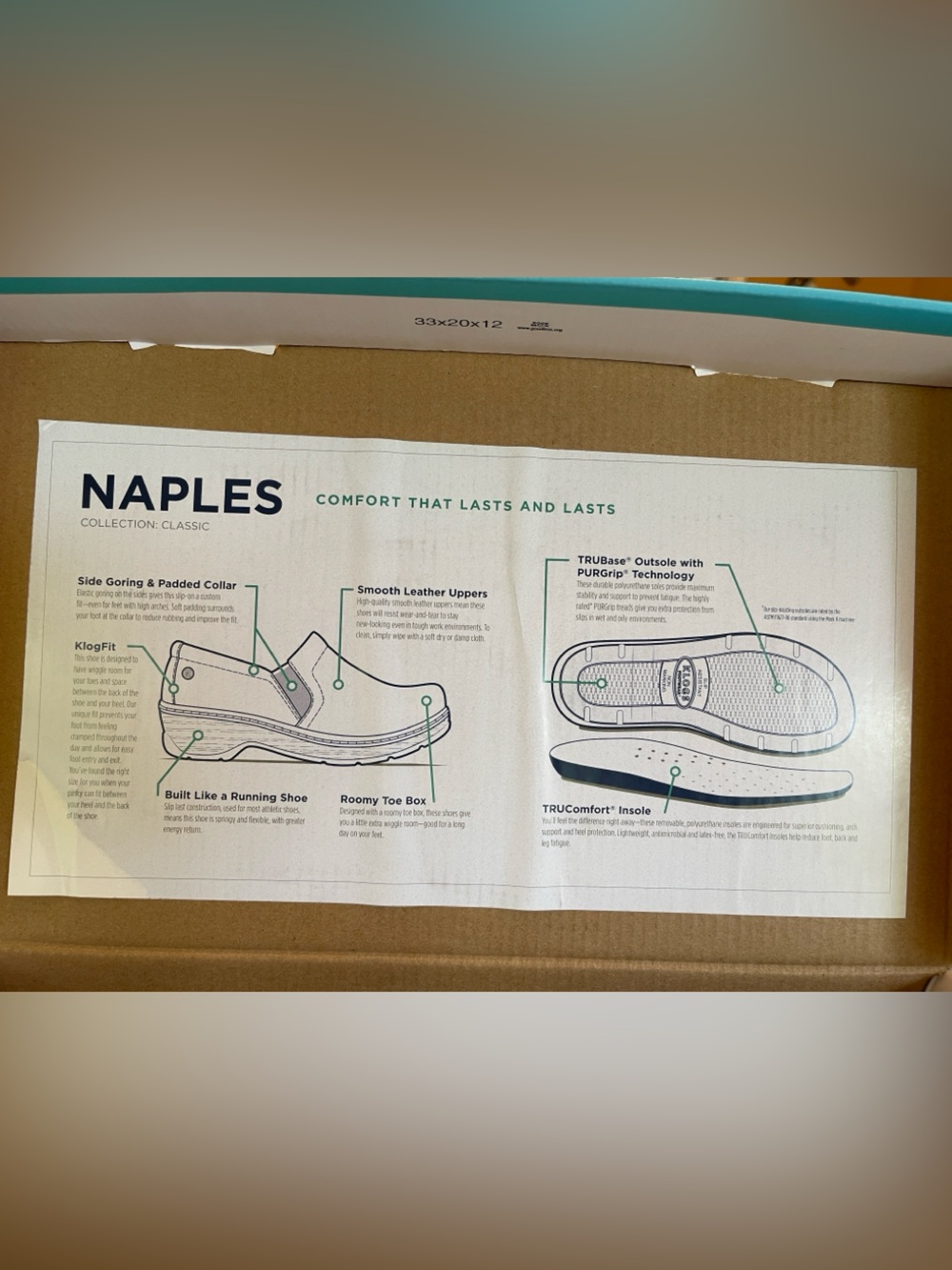 NWT Klogs Footwear Naples Blotter Patent - SZ 8 - Picture 9 of 9